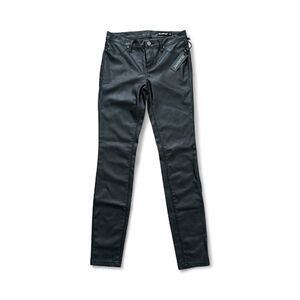 NWT BLANK NYC Eight Ball Black Vegan Faux Leather Skinny Pant Size 26